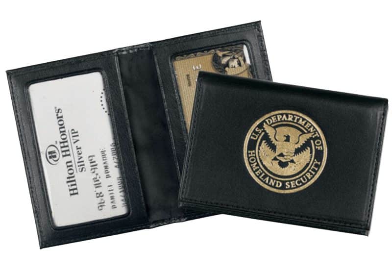 Custom Exec-U-Line Double ID Identification Holder