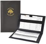 Custom Golf Pro Scorecard Holder -Top grain leather