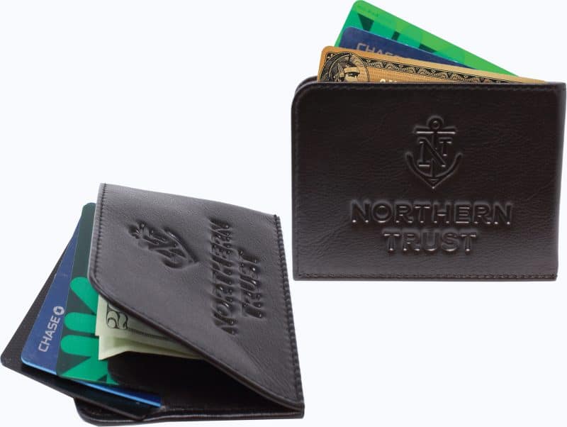 Custom Top Grain Cowhide RFID Strong-Fold Wallet