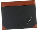 Custom Top Grain Leather Desk Blotter (Domestic)