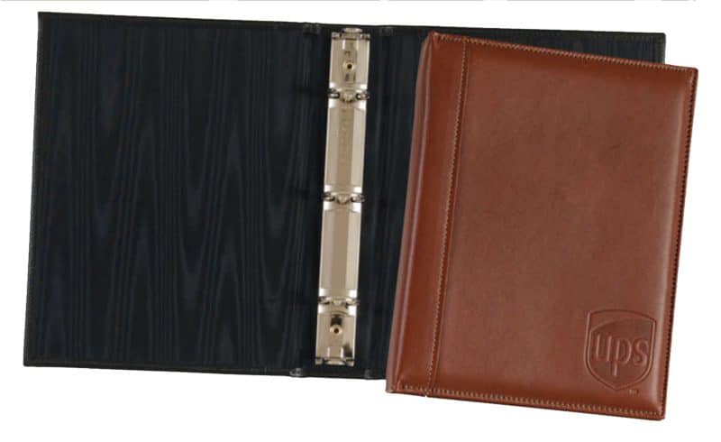 Custom Top Grain Leather Junior Ring Binder (Domestic)