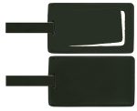 Custom Top Grain Leather Luggage Tag w/Security Flap (Domestic) - 5