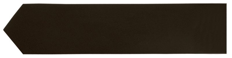 Custom Top Grain Leather Pointed Bookmark (Domestic) - 1