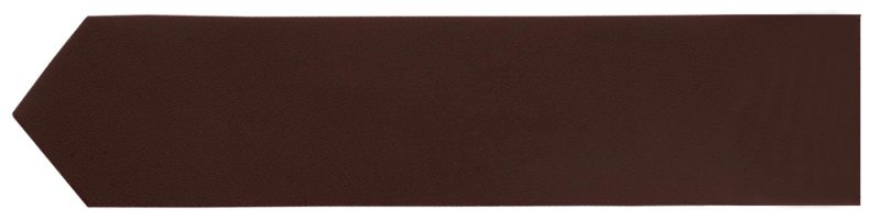 Custom Top Grain Leather Pointed Bookmark (Domestic) - 3
