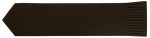 Custom Top Grain Leather Pointed Bookmark w/Fringe (Domestic) - 1