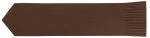 Custom Top Grain Leather Pointed Bookmark w/Fringe (Domestic) - 2