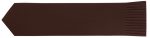 Custom Top Grain Leather Pointed Bookmark w/Fringe (Domestic) - 3