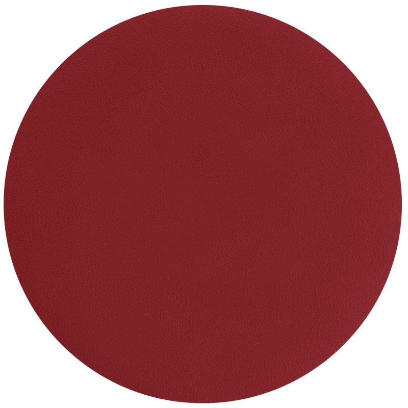 Custom Top Grain Leather Round Coaster w/ Felt Base (Domestic) - 6